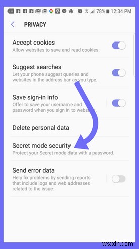 วิธีรักษาความปลอดภัยการท่องเว็บแบบส่วนตัวของคุณด้วยรหัสผ่านบน Android 