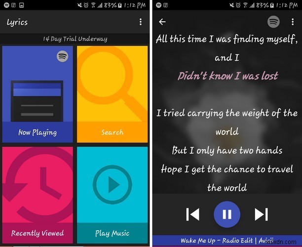 5 แอพเนื้อเพลงที่ดีที่สุดสำหรับ Android 