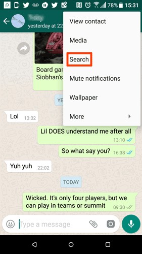 วิธีค้นหาประวัติการแชท WhatsApp ของคุณ [เคล็ดลับด่วน] 