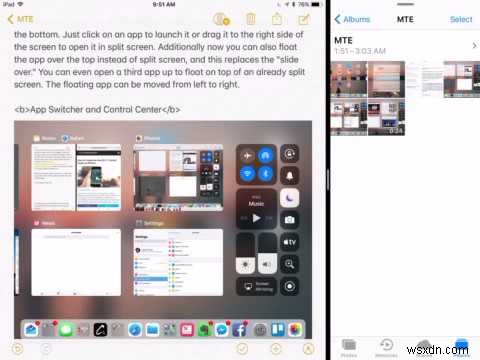 การทำงานกับ iOS 11 – เหมือนกับ iPad ใหม่โดยสิ้นเชิง 