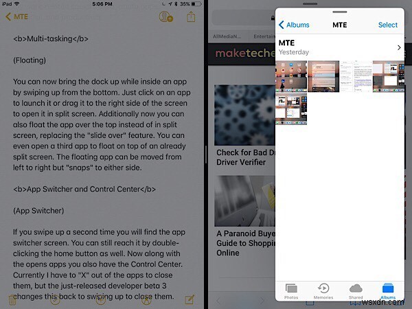 การทำงานกับ iOS 11 – เหมือนกับ iPad ใหม่โดยสิ้นเชิง 