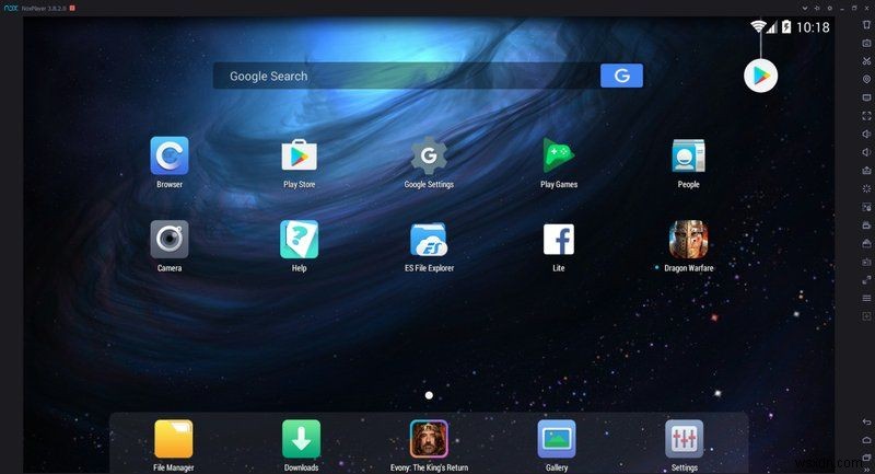 Nox App Player:โปรแกรมจำลอง Android ที่สวยงามสำหรับพีซีและ Mac 