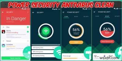 รักษา Android ของคุณให้เหมาะสมและปลอดภัยด้วย Power Security-AntiVirus Clean 