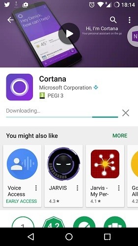 วิธีใช้ Cortana แทน Google Now บน Android 