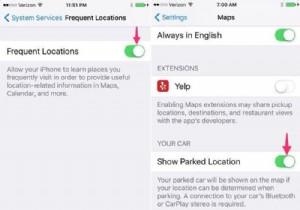 วิธีค้นหาตำแหน่งที่คุณจอดรถด้วย iOS 10 