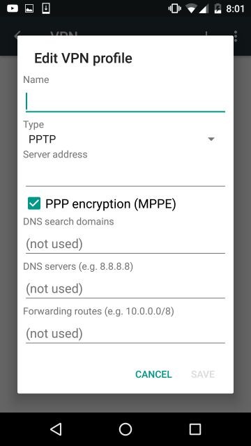 วิธีเชื่อมต่อ VPN ด้วยตนเองใน Android 