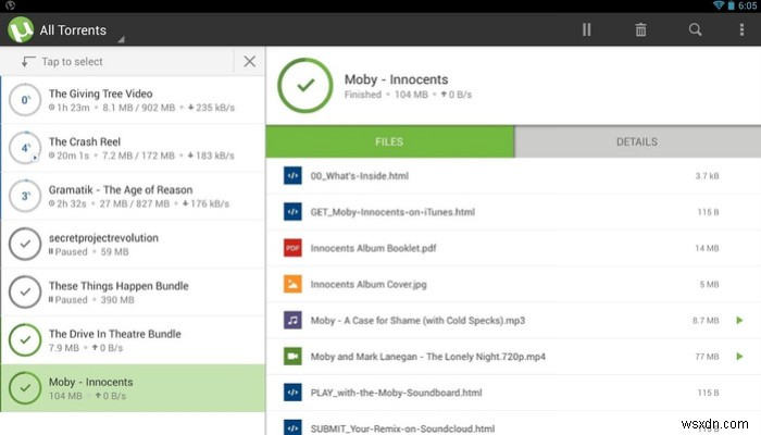 5 ไคลเอนต์ BitTorrent ที่ดีที่สุดสำหรับ Android 