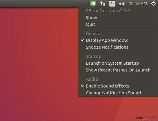 การตั้งค่าไคลเอ็นต์เดสก์ท็อป PushBullet ใน Ubuntu ด้วย PB สำหรับเดสก์ท็อป 