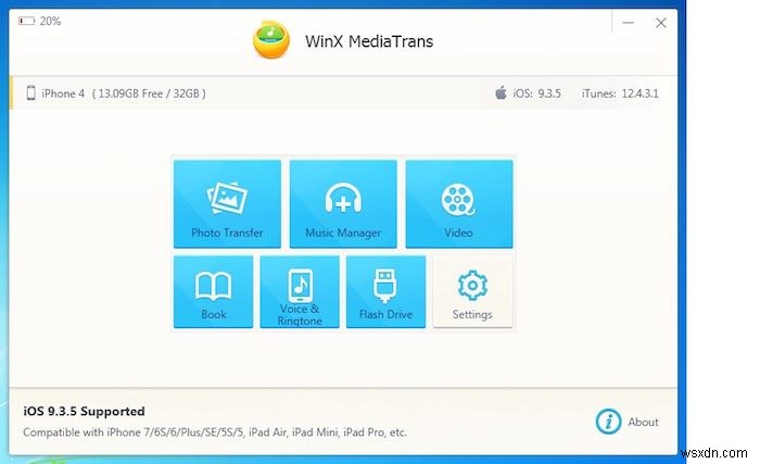 WinX MediaTrans สำหรับการถ่ายโอนไฟล์ iOS – ตรวจสอบและแจกฟรี 