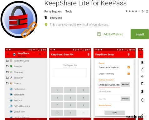 5 แอพคู่หู Keepass ที่ดีที่สุดสำหรับ Android 