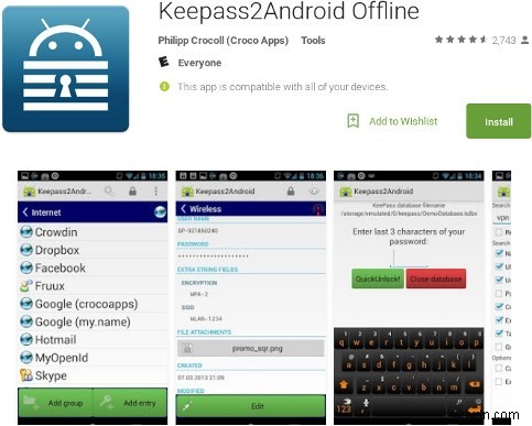 5 แอพคู่หู Keepass ที่ดีที่สุดสำหรับ Android 