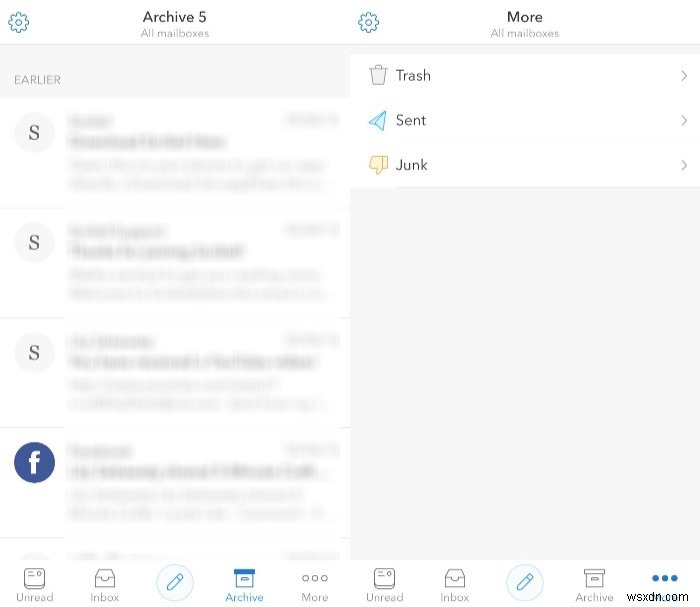 ปัดไปทางของคุณไปที่ Inbox Zero โดยใช้ Morning Mail [iOS] 