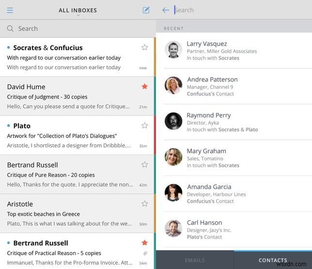 ทางเลือกแปดทางสำหรับแอพ Mailbox Email บน iOS 