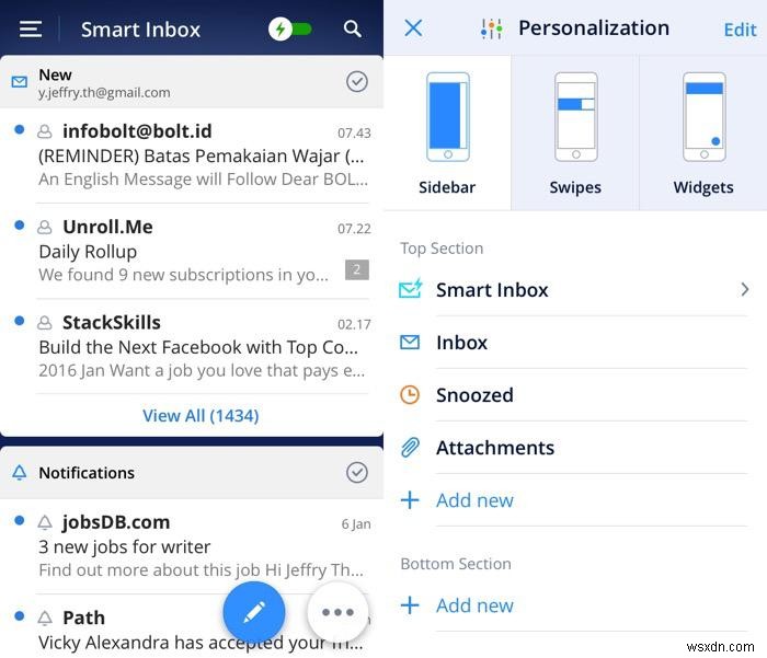 ทางเลือกแปดทางสำหรับแอพ Mailbox Email บน iOS 