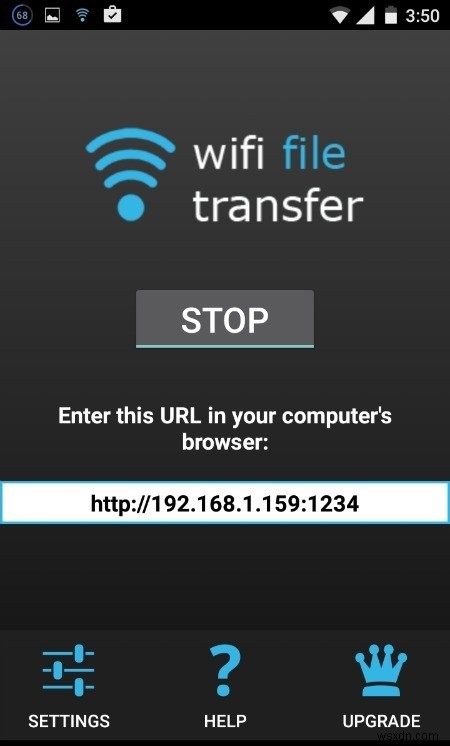 โอนไฟล์ระหว่าง Android และ PC ด้วย WiFi File Transfer 