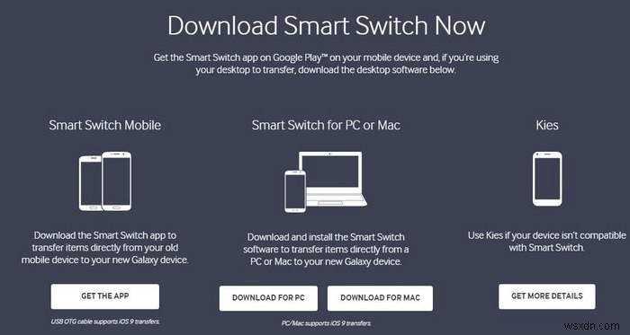 ถ่ายโอนเนื้อหาไปยังสมาร์ทโฟน Samsung ได้อย่างง่ายดายด้วย Smart Switch 