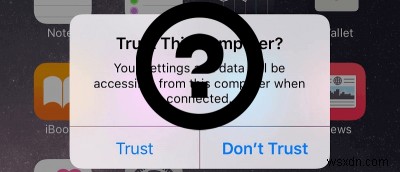 วิธีเชื่อถือและไม่ไว้วางใจคอมพิวเตอร์บน iPhone และ iPad 