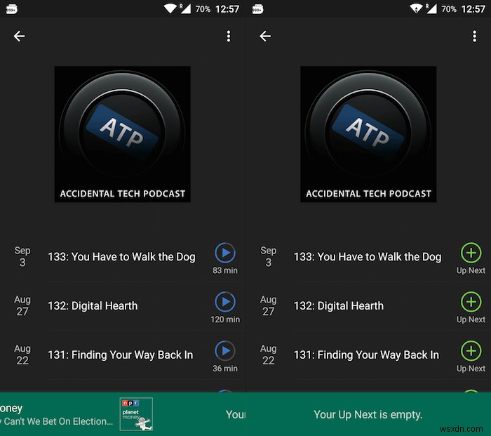 เคล็ดลับ Pocket Casts Pro 3 อันดับแรกสำหรับ Android และ Chrome 