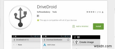 ใช้ DriveDroid เพื่อติดตั้ง Linux Distro จาก Android [ต้องการรูท] 