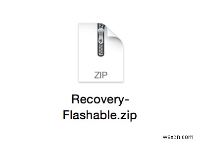 วิธีสร้าง Recovery Flashable ZIP สำหรับแอพ Android 