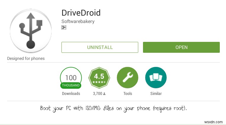 ใช้ DriveDroid เพื่อติดตั้ง Linux Distro จาก Android [ต้องการรูท] 