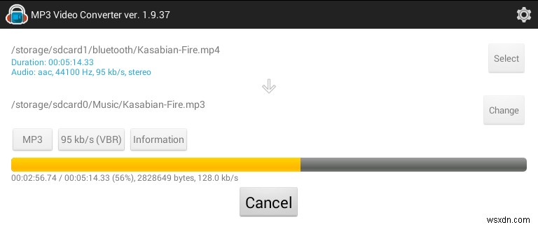 วิธีแปลงวิดีโอเป็นเสียงบน Android ด้วย MP3 Video Converter 