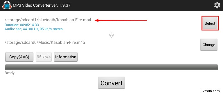 วิธีแปลงวิดีโอเป็นเสียงบน Android ด้วย MP3 Video Converter 