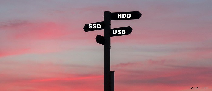 SSD กับ HDD กับ USB แฟลชไดรฟ์:ทุกสิ่งที่คุณต้องรู้ 