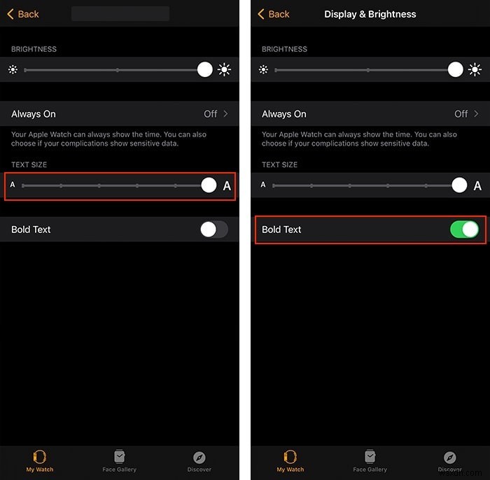 วิธีเพิ่มขนาดตัวอักษรบน Apple Watch ของคุณ 
