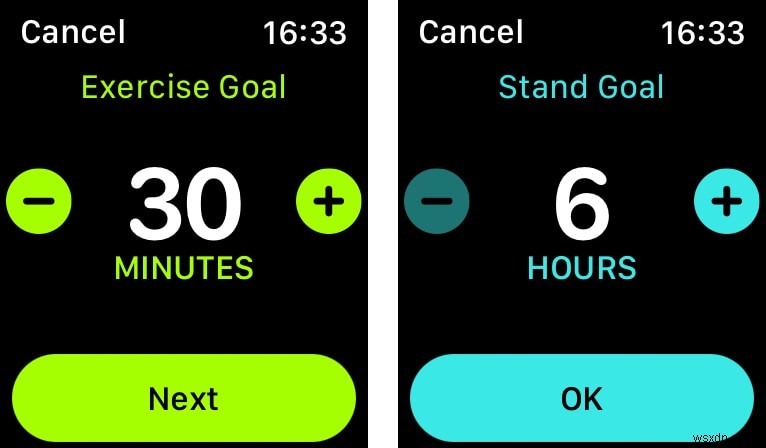 วิธีเปลี่ยนเป้าหมายการเคลื่อนไหว การออกกำลังกาย และการยืนบน Apple Watch 