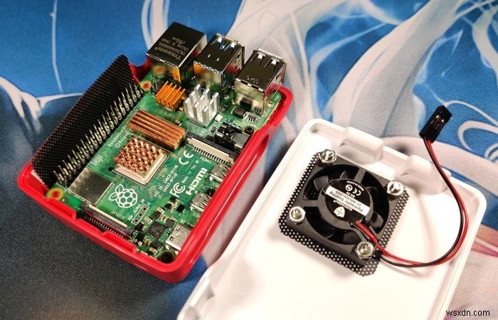 วิธีสร้างเคส Raspberry Pi 4 ด้วย Fan 