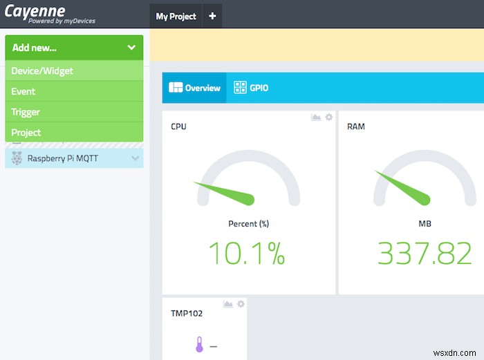 วิธีการ Jumpstart โครงการ Raspberry Pi ด้วย Cayenne 