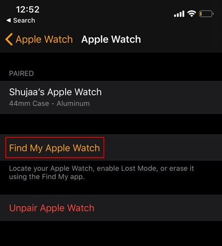 วิธีค้นหา Apple Watch ที่สูญหายโดยใช้ Find My App 