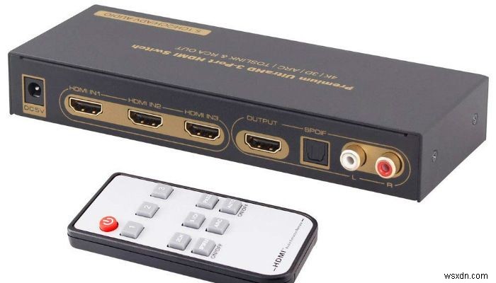 5 สวิตช์ HDMI ที่ดีที่สุดในการเชื่อมต่ออุปกรณ์หลายเครื่องกับทีวีของคุณ 