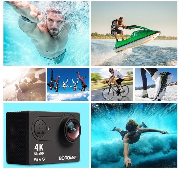 Bopower 4K Action Camera – รีวิวและแจกฟรี 