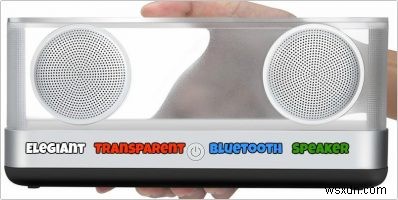 ลำโพง Bluetooth โปร่งใสสวยงามพร้อมรีวิว Super Bass 