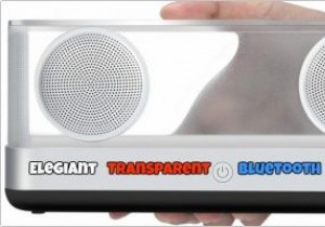ลำโพง Bluetooth โปร่งใสสวยงามพร้อมรีวิว Super Bass 