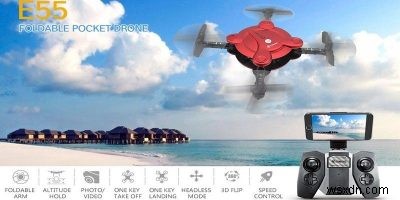 Eachine E55 Mini Nano Quadcopter พร้อมกล้อง – รีวิวและแจกของรางวัล