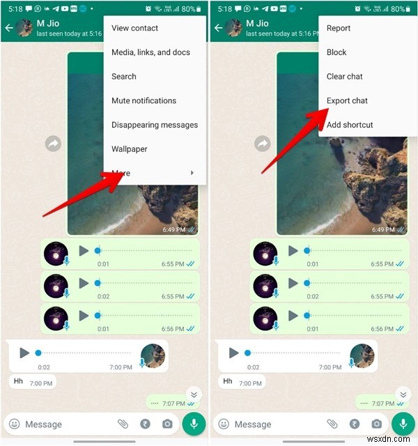 วิธีส่งออกและสำรองประวัติการแชท WhatsApp ของคุณ 