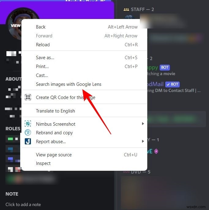 วิธีดาวน์โหลดรูปโปรไฟล์ Discord ของใครบางคน 