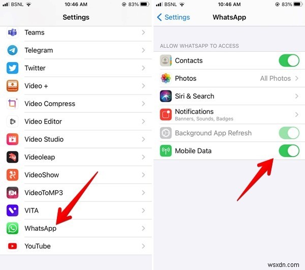 รูปภาพและวิดีโอ WhatsApp ไม่ดาวน์โหลดปัญหาได้รับการแก้ไข 