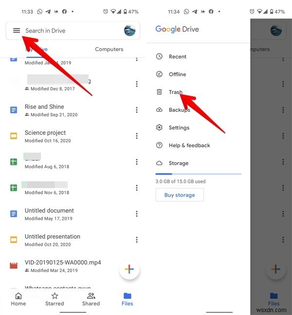 วิธีลบไฟล์จาก Google Drive บนมือถือและ PC 
