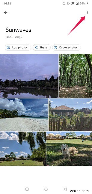 วิธีปิดการแชร์ลิงก์ใน Google Photos 