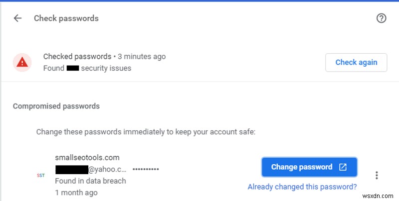 คำเตือนการละเมิดรหัสผ่าน Chrome:วิธีตรวจสอบและแก้ไขโดยเร็ว 