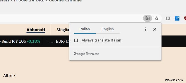 วิธีแปลหน้าเว็บอย่างง่ายดายด้วย Google Chrome 