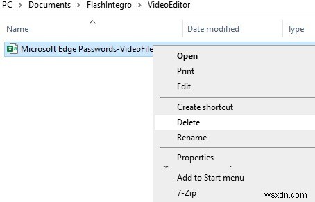 วิธีการนำเข้า/ส่งออกรหัสผ่านโดยใช้ Microsoft Edge 