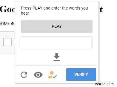 วิธีเลี่ยงรูปภาพ Google ReCAPTCHA 