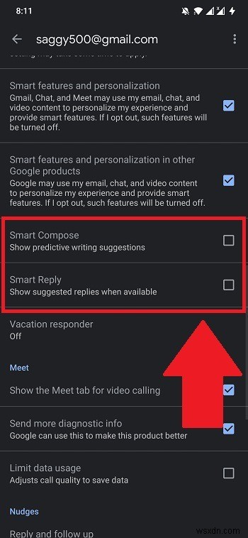 วิธีปิดการตอบกลับอัจฉริยะและการเขียนอัจฉริยะใน Gmail 