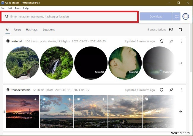 Qoob Stories Review:เครื่องมือดาวน์โหลด Instagram ที่ต้องมี 