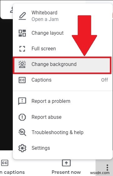 วิธีเปลี่ยนพื้นหลังใน Google Meet 